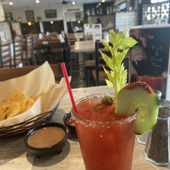 Comal Bar & Grill - Central Point - Bloody Mary. - New Mexican Cuisine Near Me - Central Point, Oregon