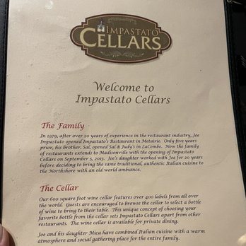 Impastato Cellars - Italian Near Me - Madisonville, Louisiana Impastato Cellars - Italian Near Me - Madisonville, Louisiana