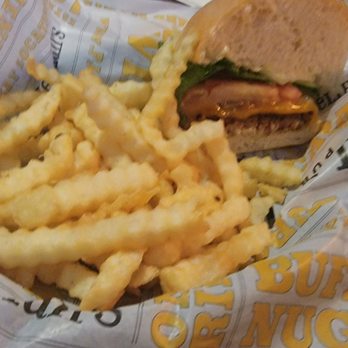P.J. Whelihan's Pub + Restaurant - Downingtown - Veggie burger with fries - American Near Me - Downingtown, Pennsylvania P.J. Whelihan's Pub + Restaurant - Downingtown - Veggie burger with fries - American Near Me - Downingtown, Pennsylvania