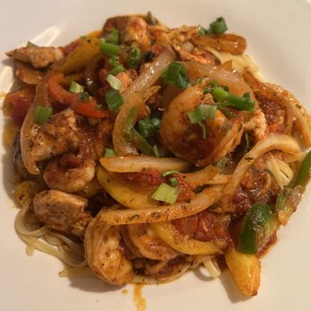 J Mark's Restaurant - Chicken & shrimp Jambalaya - New American Near Me - Pompano Beach, Florida J Mark's Restaurant - Chicken & shrimp Jambalaya - New American Near Me - Pompano Beach, Florida