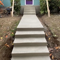Glorious Stone Construction - Porch Landing with Walkways and Steps