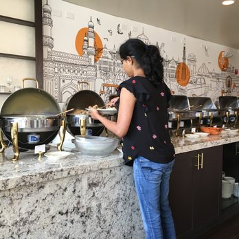 Haveli Bistro - The line at the lunch buffet $12.95 - Indian Near Me - Columbus, Ohio