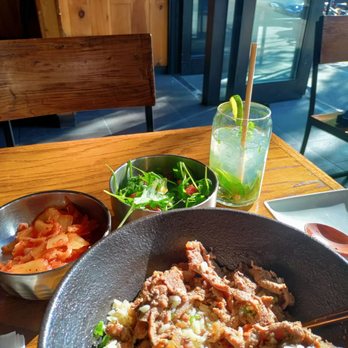 The Jin - Bulgogi with caramelized onions, kimchi and mojito! - Korean Near Me - New York, New York