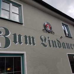 Gasthaus zum Lindauer - Name on side of building