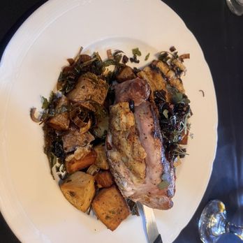 The Bistro On 2nd - Stuff pork loin entree - New American Near Me - Monument, Colorado