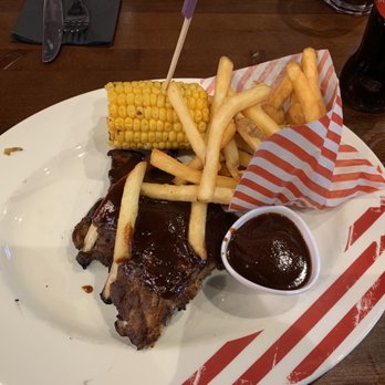 TGI Friday - Liverpool One - 1/2 ribs - New American Near Me - Liverpool, XMS