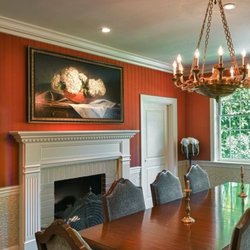 Dark Horse Framing - Custom framed oil for clients dining area.