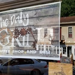 The Daily Grind - Sorry bad angle on this shot. Right off Main St in Brandenburg.