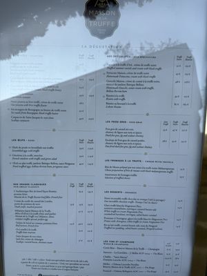 Menu photo 1 La Maison de la Truffe Paris, 75 Menu photo 1 La Maison de la Truffe Paris, 75