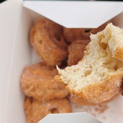 Kyra's Bake Shop - Inside of the cinnamon & sugar donut