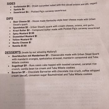 Tuba Baking - Menu pg2 6/25/22 - German Near Me - Dayton, Kentucky Tuba Baking - Menu pg2 6/25/22 - German Near Me - Dayton, Kentucky