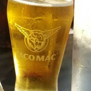 Taco Mac - Logo'ed larger glasses. - American Near Me - McDonough, Georgia Taco Mac - Logo'ed larger glasses. - American Near Me - McDonough, Georgia