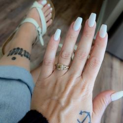 California Nails - Newly done today by Alex.