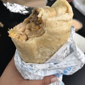 Blue Burro - Surf-n-Turf Burrito - Salad Near Me - Long Beach, California