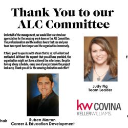 Keller Williams Realty - West Covina - Our ALC Committee