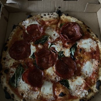Roberta's - Bee Sting pizza w/salami - Pizza Near Me - Culver City, California