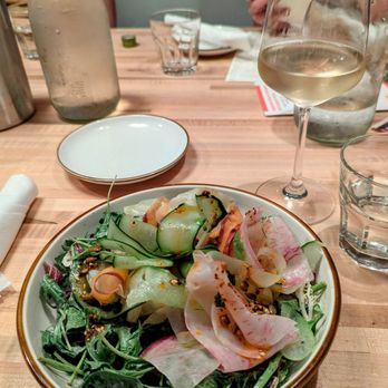 Sunshine Wine - The Shaved Veg salad - Cocktail Bars Near Me - Tucson, Arizona