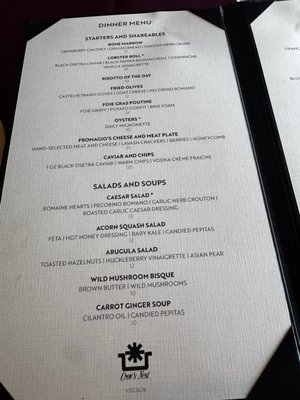 Menu photo 2 Crow's Nest Anchorage, AK
