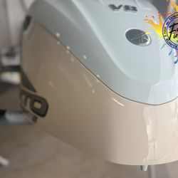 Factory Finish Smart Repair - Yamaha XTO V8 Outboard Motor Repair