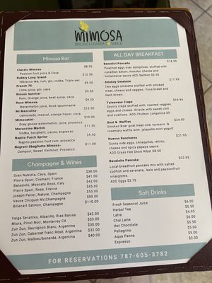 Menu photo 2 Mimosa Brunch Farm to Table Cabán, PR