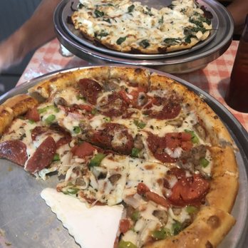 Rocky's Corner - The "K.O" and chicken Alfredo with spinach- both amazing!! - Italian Near Me - Hot Springs, Arkansas Rocky's Corner - The "K.O" and chicken Alfredo with spinach- both amazing!! - Italian Near Me - Hot Springs, Arkansas
