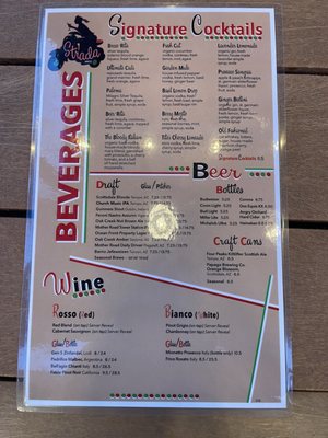 Menu photo 3 Strada @ Bocce Cottonwood, AZ