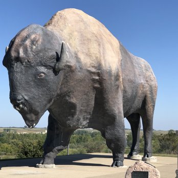 World's Largest Buffalo Monument - Dakota Thunder - Landmarks & Historical Buildings Near Me - Jamestown, North Dakota