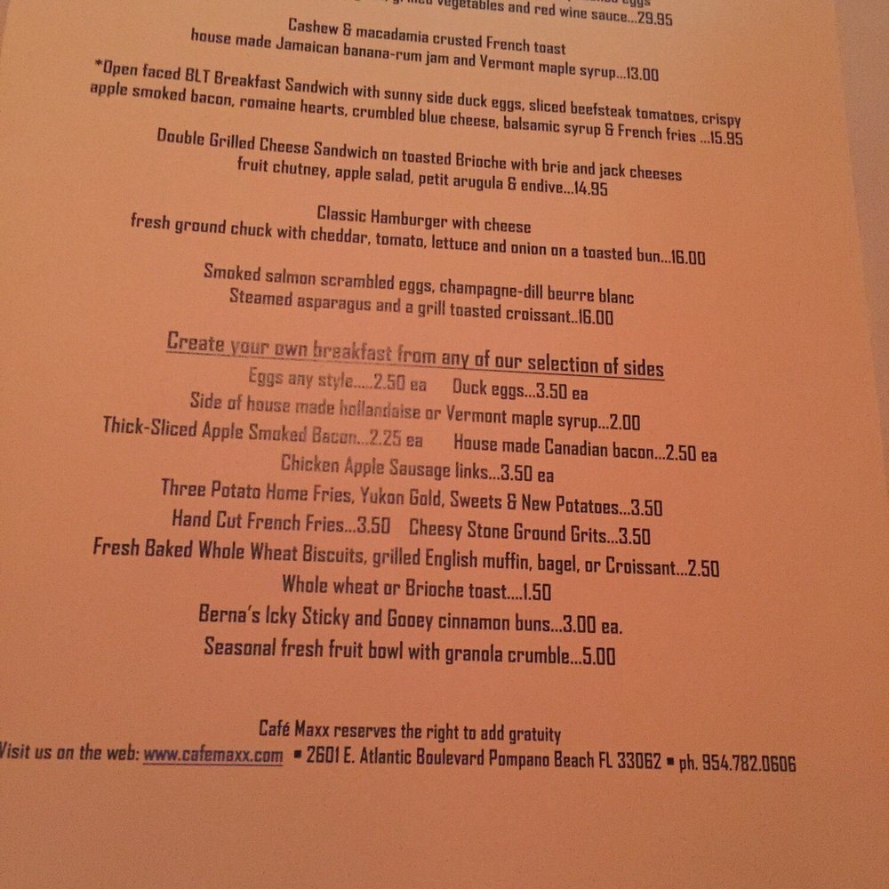 Cafe Maxx - Brunch - Seafood Near Me - Pompano Beach, Florida Cafe Maxx - Brunch - Seafood Near Me - Pompano Beach, Florida
