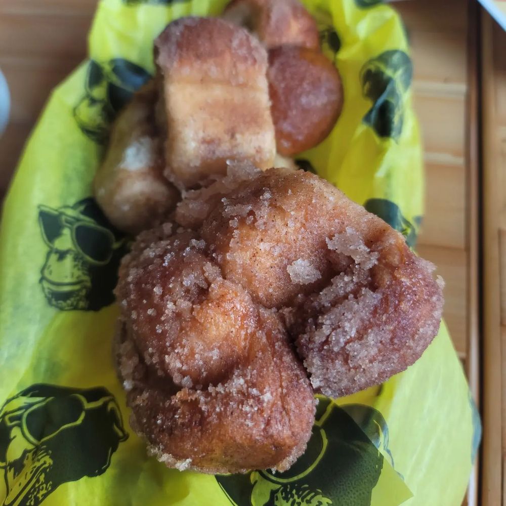 Bad Monkey - a plate of donuts on a table - Burgers Near Me - Ocean City, Maryland