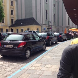 Front Food - Ausblick von den Tischen draußen - herrlich ruhig obwohl so nah am Hauptplatz