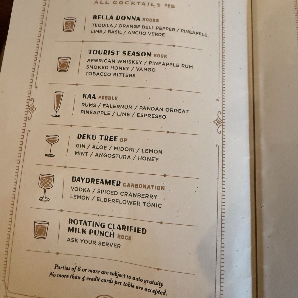 The Courtesy - Menu - Cocktail Bars Near Me - Winter Park, Florida The Courtesy - Menu - Cocktail Bars Near Me - Winter Park, Florida