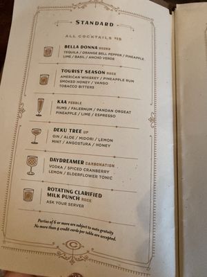 Menu photo 1 The Courtesy Winter Park, FL
