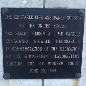 Pioneer Court - There is a time capsule here. - Landmarks & Historical Buildings Near Me - Chicago, Illinois