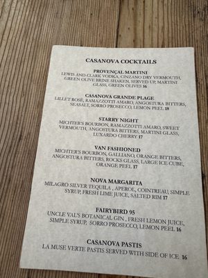 Menu photo 6 Casanova Carmel-by-the-Sea, CA Menu photo 6 Casanova Carmel-by-the-Sea, CA