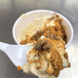 Cookie dough tornado with butterfinger Cookie dough tornado with butterfinger