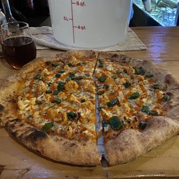 Buffalo Cauliflower Pizza