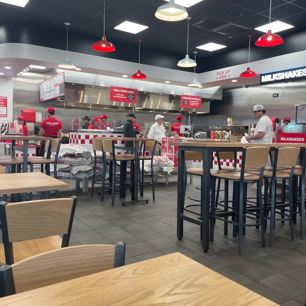 Five Guys - The action - Burgers Near Me - Land O' Lakes, Florida