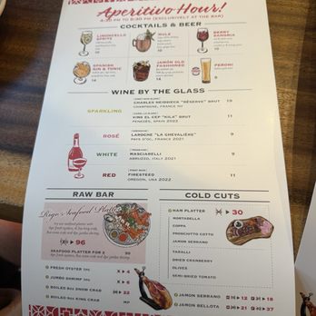 Rigo - Happy hour menu - Spanish Near Me - Honolulu, Hawaii