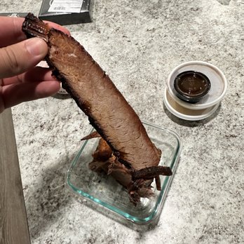 VooDoo BBQ & Grill - Sliced brisket. Clearly dried to oblivion. - Barbeque Near Me - Pensacola, Florida