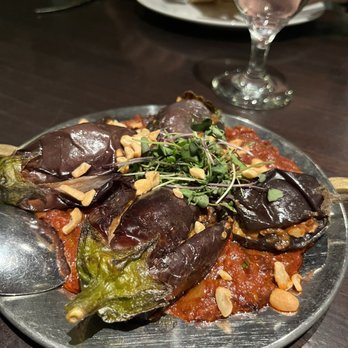 Amber India - 4. Almond Stuffed Eggplant - Indian Near Me - Los Altos, California Amber India - 4. Almond Stuffed Eggplant - Indian Near Me - Los Altos, California