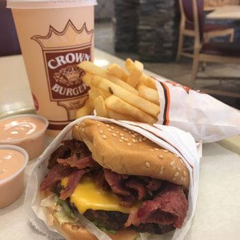 Crown Burgers - Their Crown Burger combo ... don't forget the Fry Sauce! - Burgers Near Me - Sandy, Utah Crown Burgers - Their Crown Burger combo ... don't forget the Fry Sauce! - Burgers Near Me - Sandy, Utah