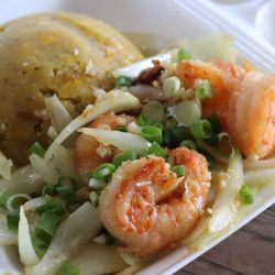 Dragon House - Mofongo con camarones