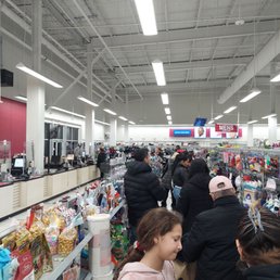 This is what the line looked like on a busy Saturday Morning and it was only one register open!! Why???? This is what the line looked like on a busy Saturday Morning and it was only one register open!! Why????