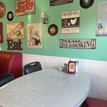 North Main Street Diner - Table next to my group right after the guests sitting there had gone. - Breakfast & Brunch Near Me - Auburn, Indiana North Main Street Diner - Table next to my group right after the guests sitting there had gone. - Breakfast & Brunch Near Me - Auburn, Indiana