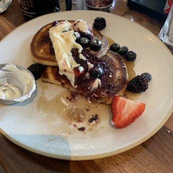 Goldfinch Tavern - Lemon Ricotta pancakes - Seafood Near Me - Seattle, Washington Goldfinch Tavern - Lemon Ricotta pancakes - Seafood Near Me - Seattle, Washington
