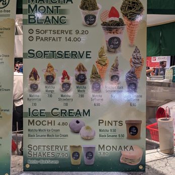 Matcha Ren - Menu board - Ice Cream & Frozen Yogurt Near Me - Costa Mesa, California Matcha Ren - Menu board - Ice Cream & Frozen Yogurt Near Me - Costa Mesa, California