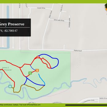 James E. Grey Preserve - Photo courtesy of the wonderful Florida Hikes website - Parks Near Me - New Port Richey, Florida