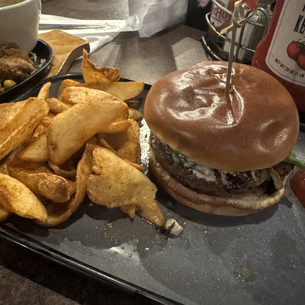 Black n Bleu burger
