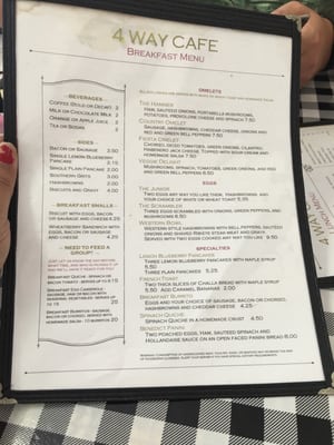 Menu photo 6 4 Way Cafe Flint, TX Menu photo 6 4 Way Cafe Flint, TX