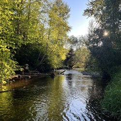 Confluence Park - The creek is shallow this time of the year. Wonderful walk.